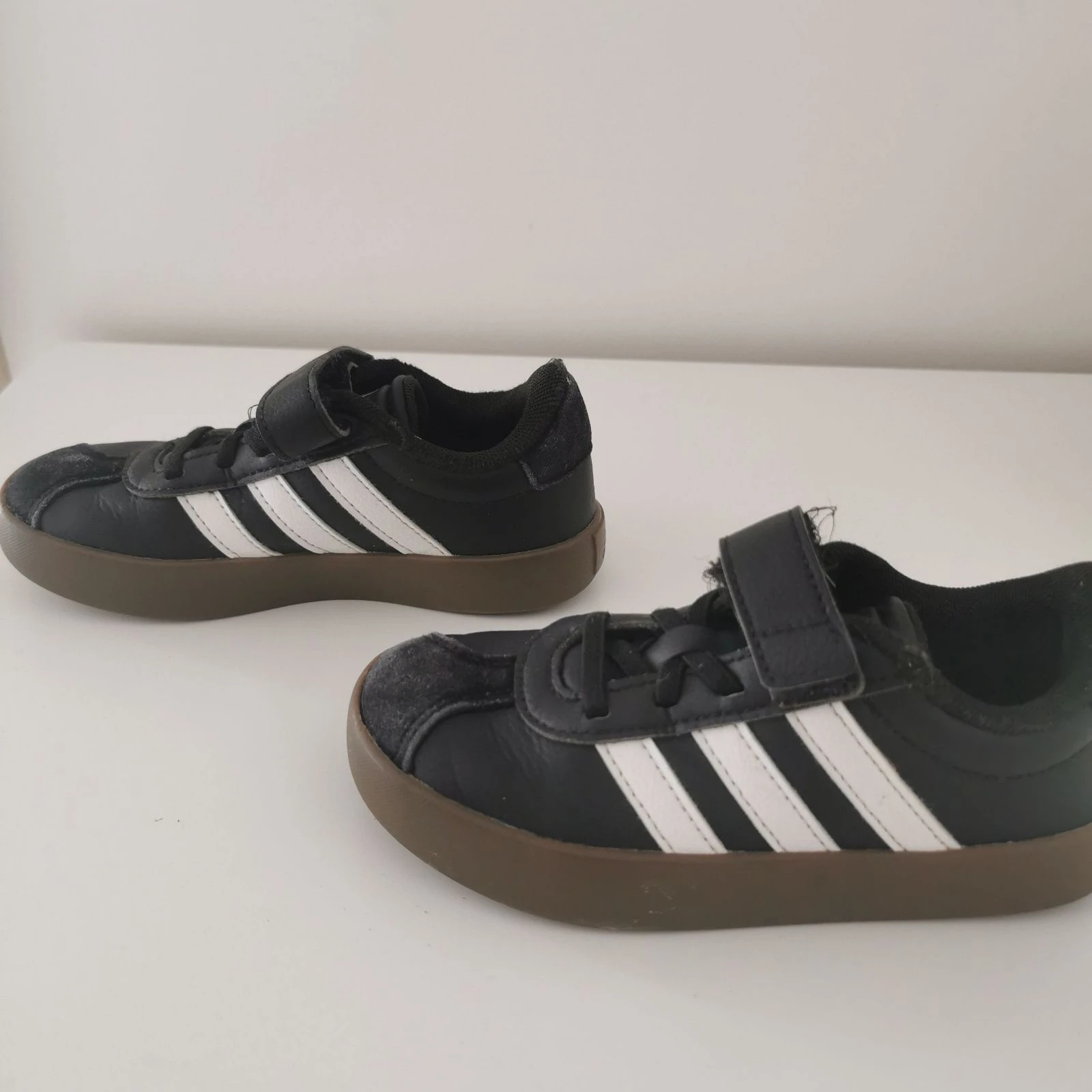 Adidas VL Court 3.0 Criança Preto – Tamanho 28 – Velcro e Cadarços elásticos – photo 5